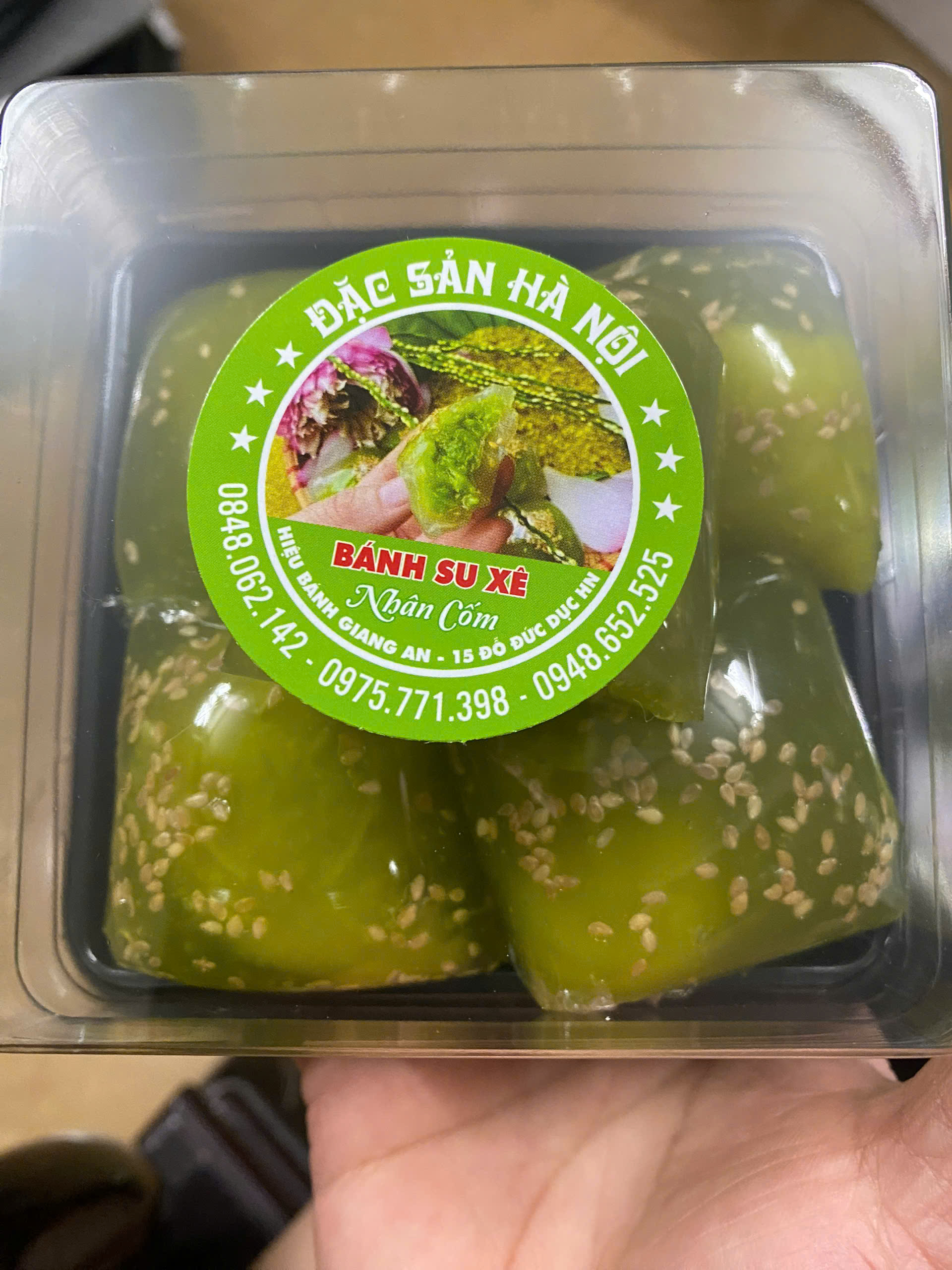 Bánh Xu xê cốm (10 chiếc)