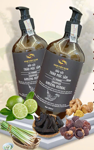 Dầu gội (nam) Thảo mộc sâm Savina 2 in 1 chai 500ml