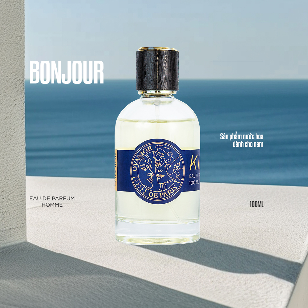 Ovanior Nước Hoa Kill 202 Phiên Bản Bonjour (Xin Chào) 100ml Xịt Thơm Nam Tính Hương Cam Bergamot
