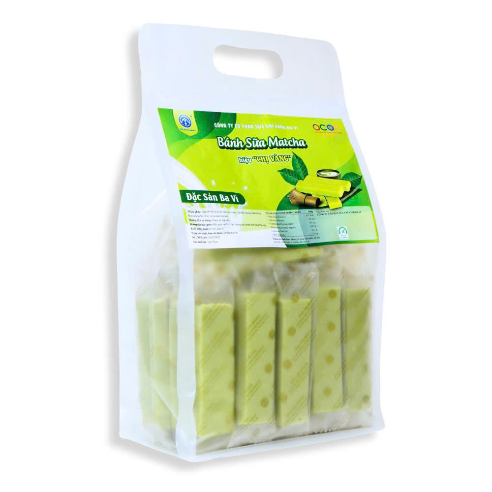 Bánh sữa matcha gói 500g