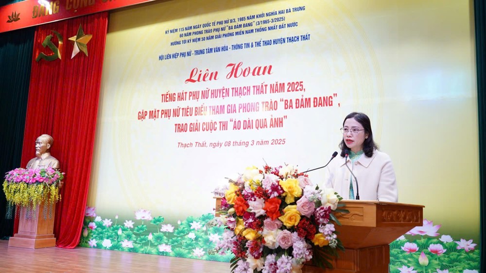 Tôn vinh tài năng, vẻ đẹp của người phụ nữ Thạch Thất