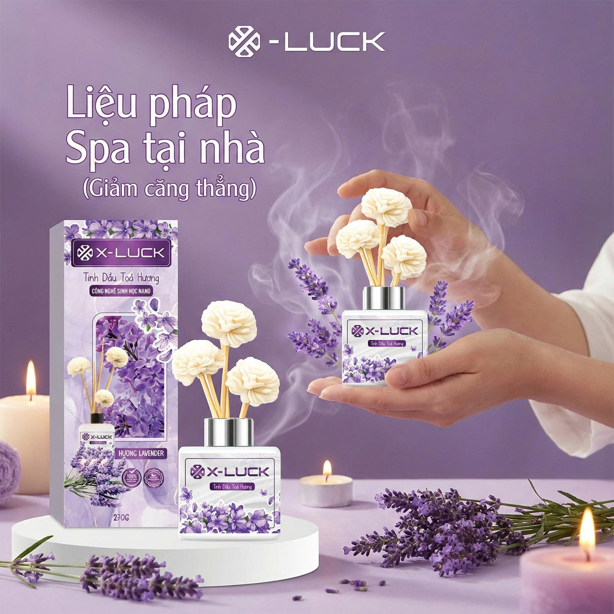 Tinh Dầu Tỏa Hương - Hương Lavender