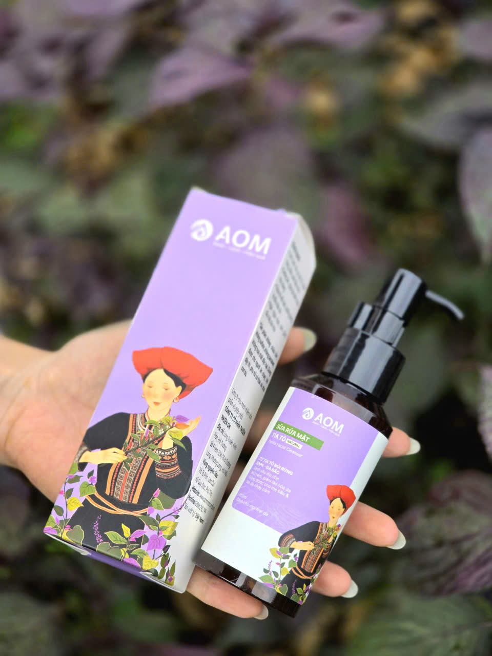 Sữa rửa mặt Tía tô