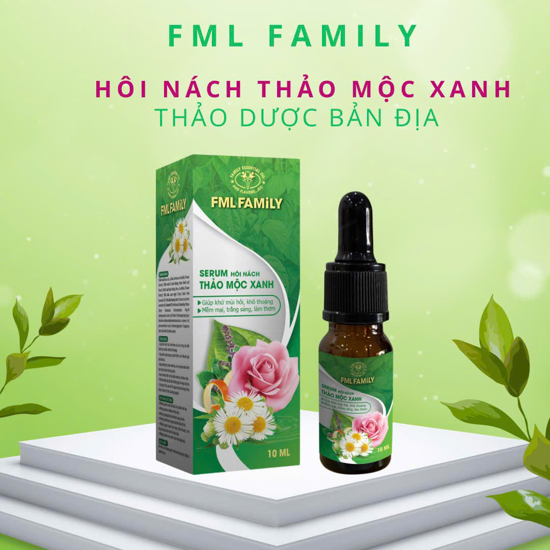 Serum hôi nách thảo mộc xanh