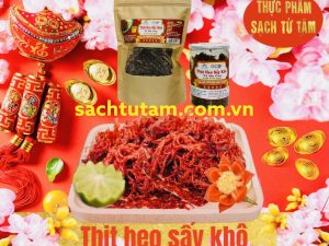 Thịt heo sấy vị bò cay 200g