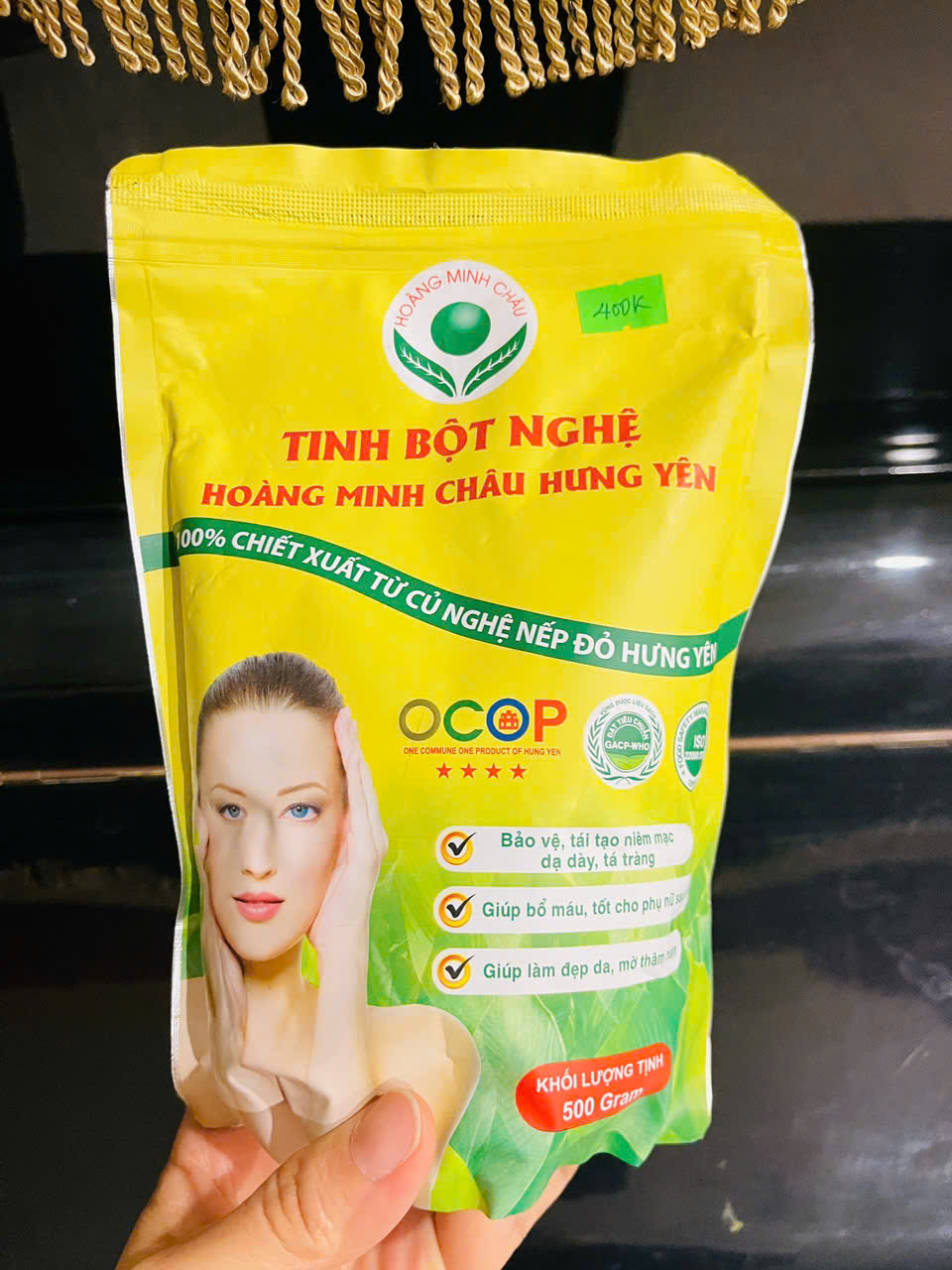 Tinh bột nghệ 500gr
