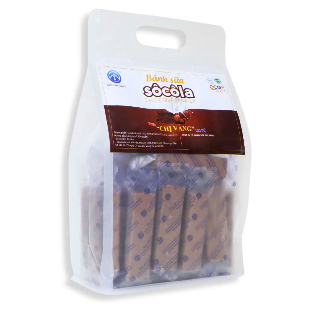 Bánh sữa socola toàn phần sữa bò gói 500g