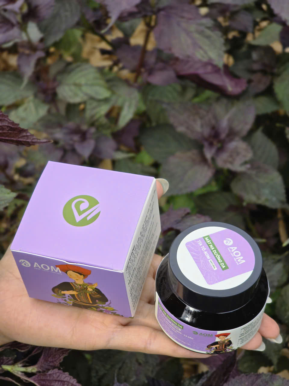 Mặt nạ dưỡng da tía tô