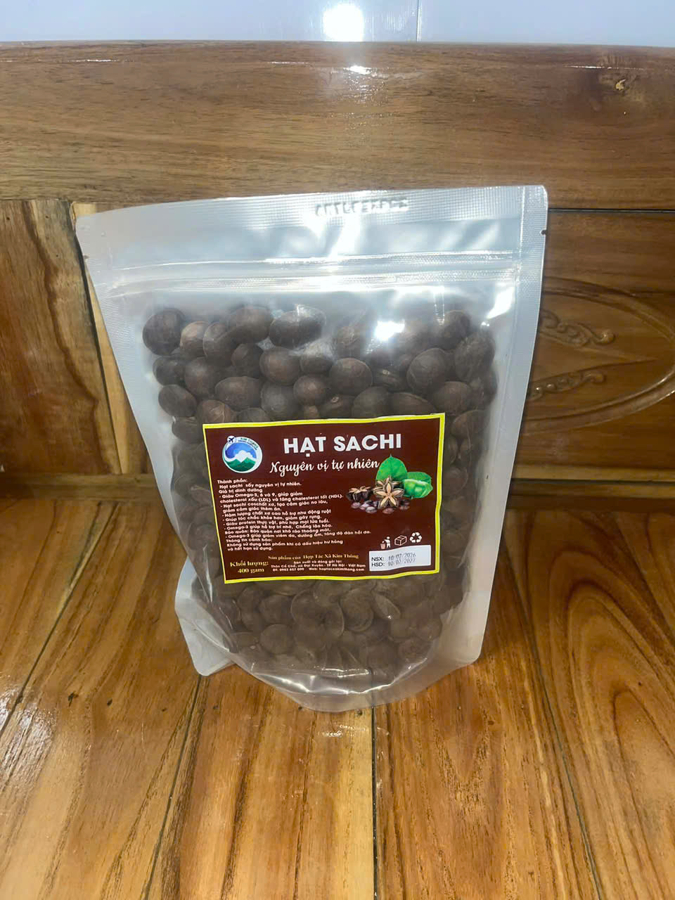 Hạt sachain sấy nguyên vỏ