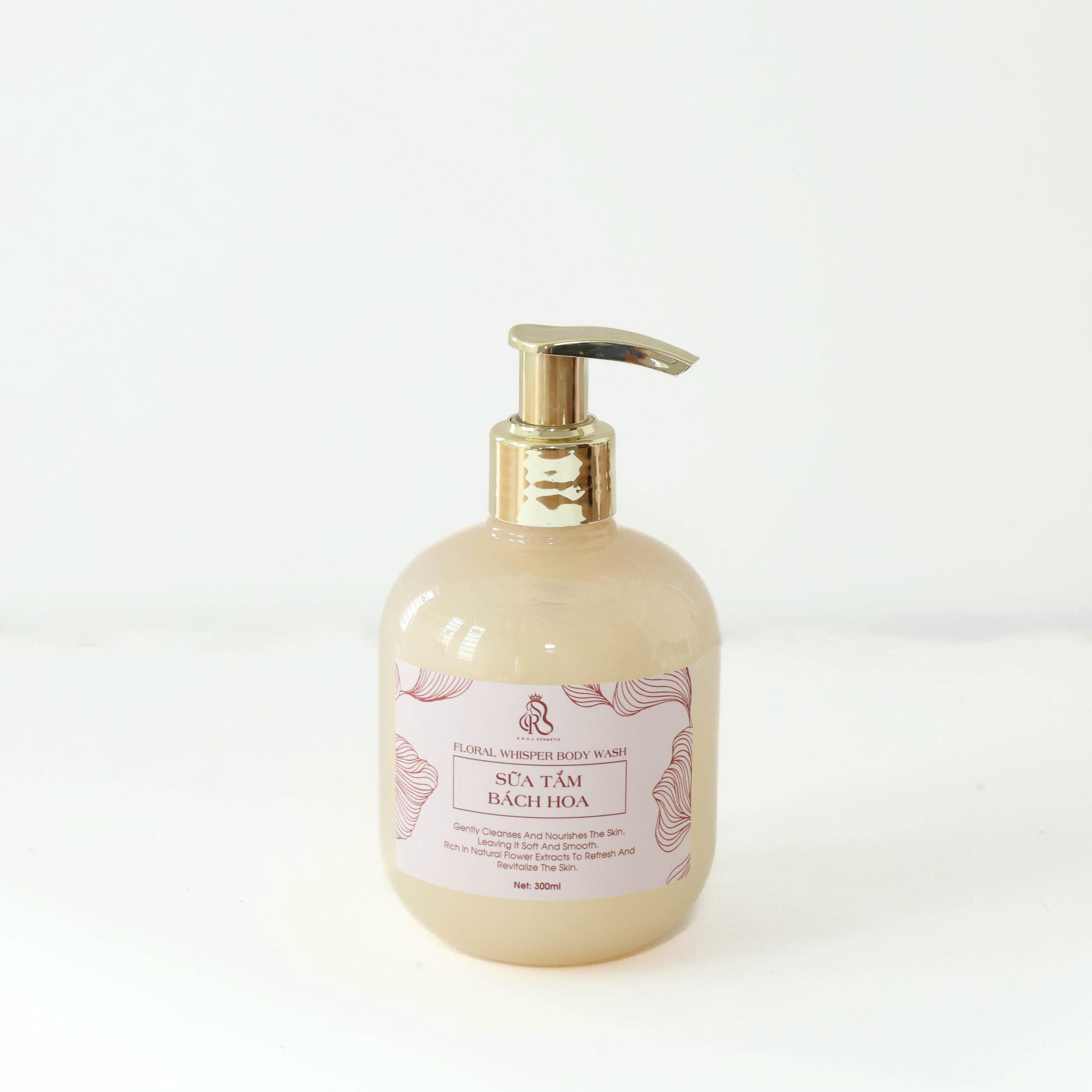Sữa Tắm Bách Hoa 300ml – Làm Sạch Dịu Nhẹ, Dưỡng Ẩm Da