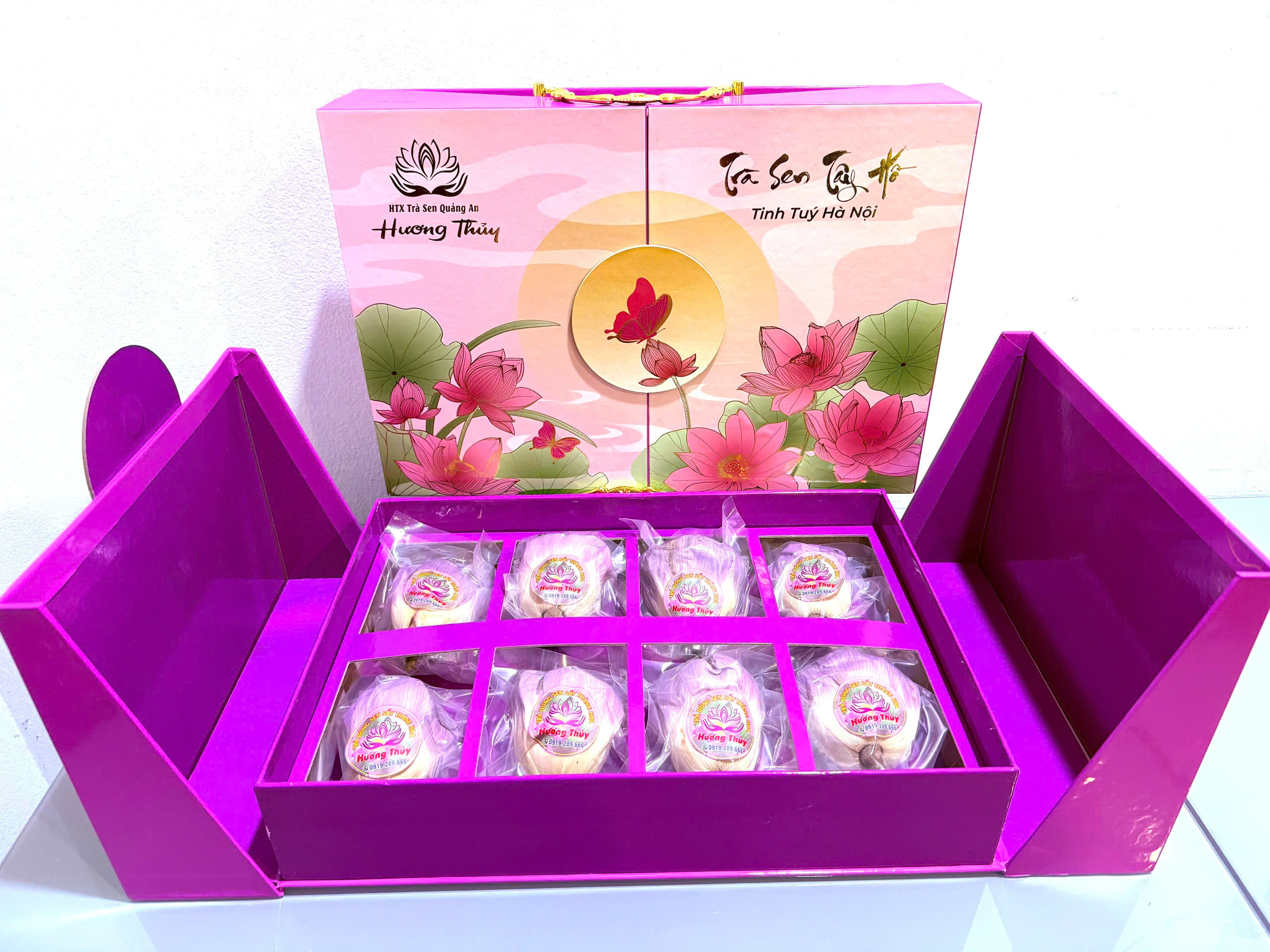 Set trà bông sen  sấy thăng hoa cao cấp đặc biệt