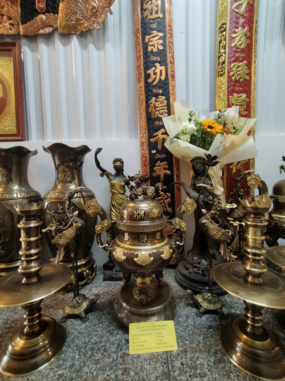 Bộ đồng đỉnh chuẩn hun cổ 24kg