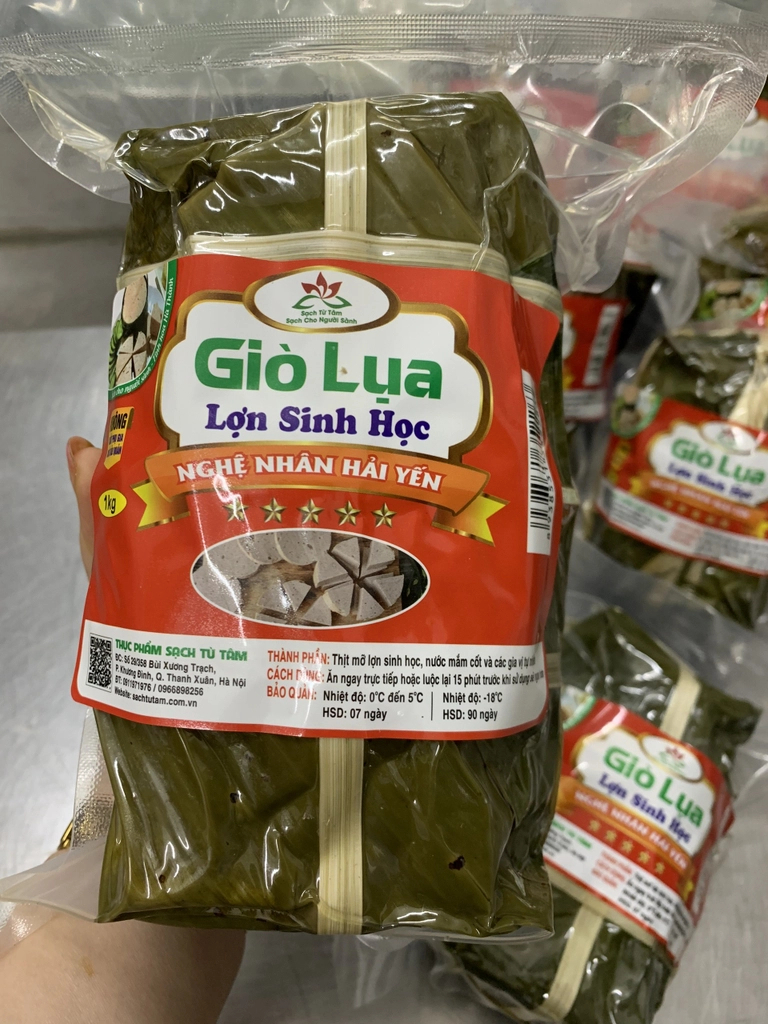 Giò lụa lợn sinh học