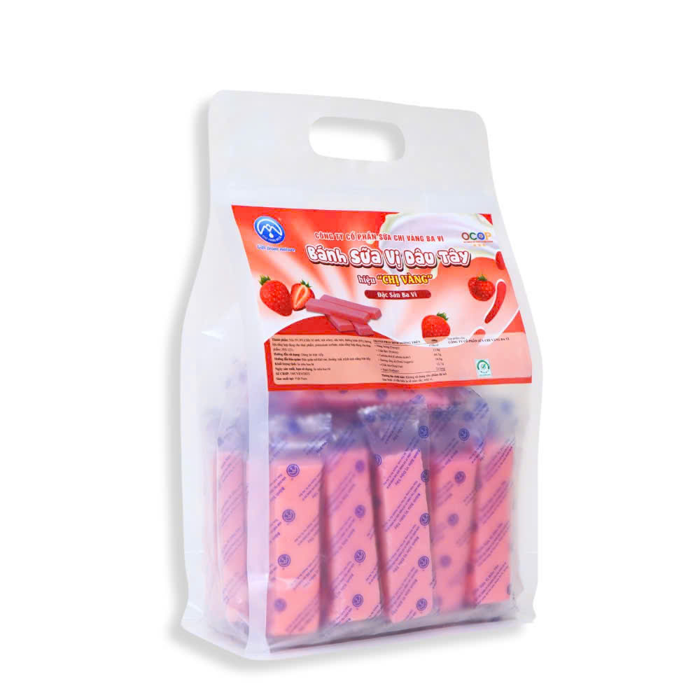 Bánh sữa vị dâu tây gói 1000g